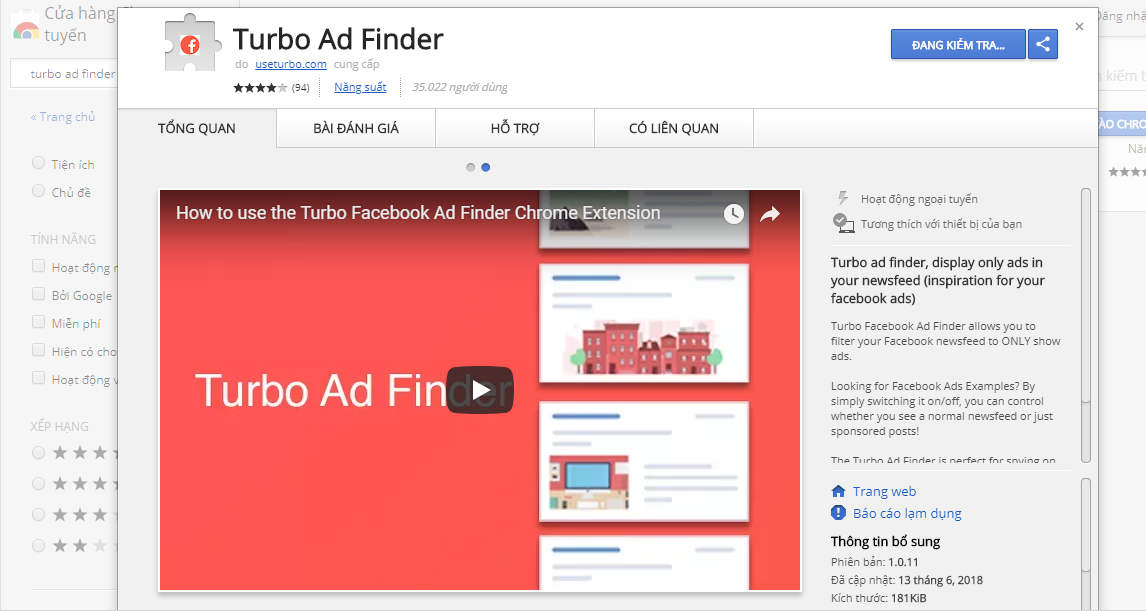 huong dan spy quang cao facebook cua doi thu bang tool cuc chat - Turbo Ad Finder là gì? Hướng dẫn sử dụng Turbo Ad Finder hiệu quả nhất