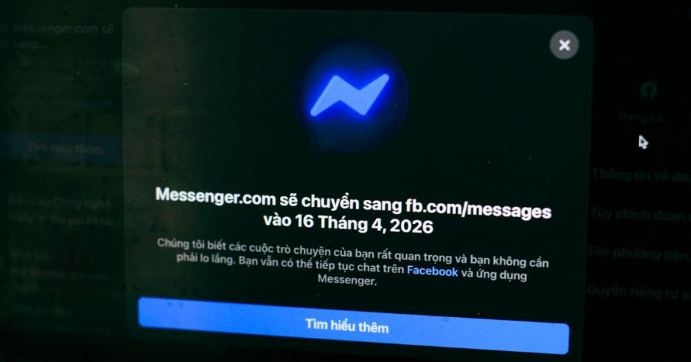 Facebook thông báo đóng cửa Messenger.com