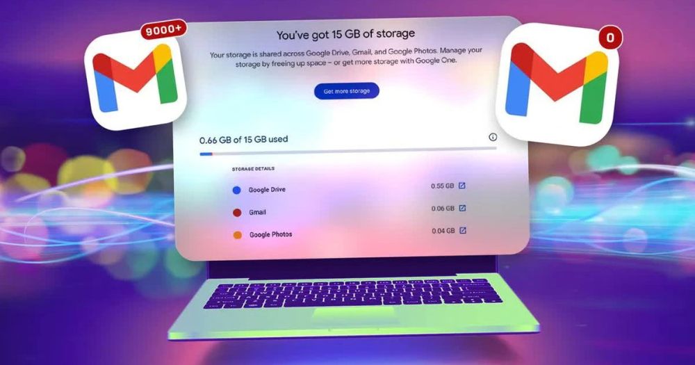 Mẹo giải phóng bộ nhớ Gmail