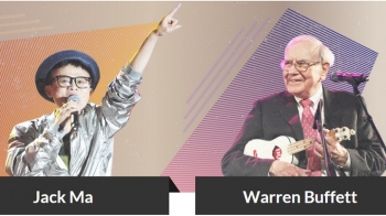 Thống kê vui về Jack Ma và Warren Buffett
