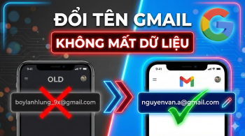Công cụ đổi địa chỉ Gmail chính thức ra mắt