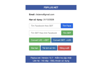 Hướng dẫn cài đặt và sử dụng Fbplus để tìm kiếm SĐT ngay trên FB